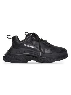 Кроссовки Triple S Balenciaga, черный