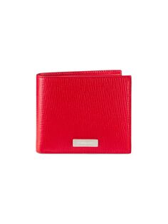 Кожаный бумажник Revival Bifold FERRAGAMO, красный