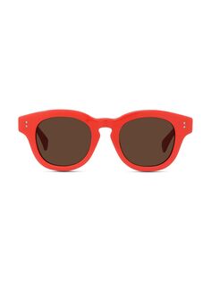 Круглые солнцезащитные очки из ацетата KENZO, коричневый