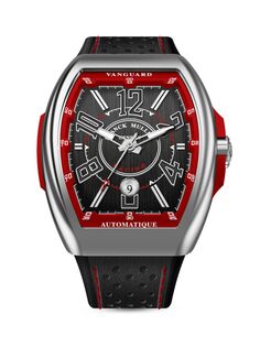 Автомобильные часы Vanguard Racing Franck Muller, красный