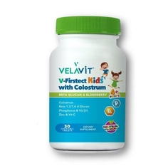 Velavit V-Firstect Kids с молозивом 30 жевательных таблеток