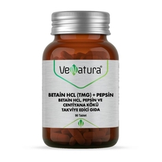 VeNatura Betaine HCL пепсин и корень горечавки 90 таблеток