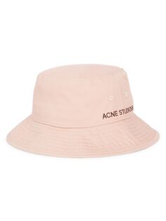 Панама Brimmo из твила Acne Studios, розовый