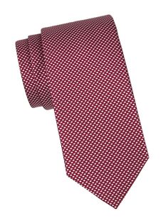 Алмазный шелковый галстук Eton, розовый