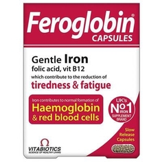 Vitabiotics Фероглобин 30 капсул Vi̇tabi̇oti̇cs