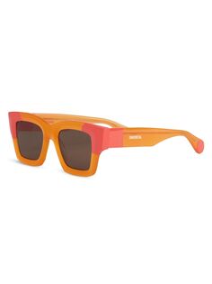 Квадратные солнцезащитные очки Baci 50 мм Jacquemus, разноцветный