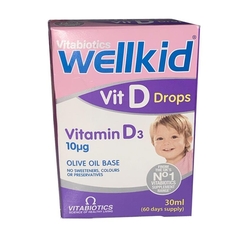 Vitabiotics Wellkid Vit D Капли Витамин D3 30 мл Vi̇tabi̇oti̇cs