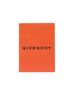 Визитница из кожи Micro 4G Givenchy, оранжевый