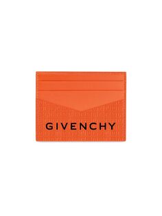 Визитница из кожи Micro 4G Givenchy, оранжевый