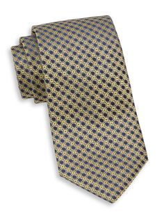 Шелковый галстук NSS Geo Charvet, желтый