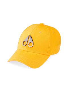 Бейсболка с металлическим логотипом Moose Knuckles, желтый