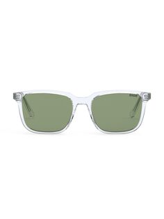 Солнцезащитные очки Indior S1i 54MM из ацетата Dior, зеленый