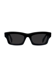 Прямоугольные солнцезащитные очки 50 мм KENZO, черный