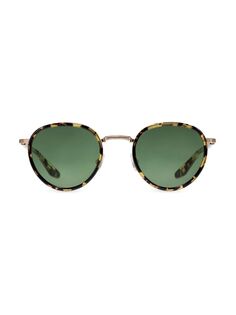 Круглые солнцезащитные очки Echelon 48 мм Barton Perreira, зеленый