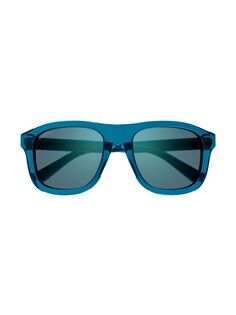 Моноцветные солнцезащитные очки Navigator 80S 54MM Gucci, синий
