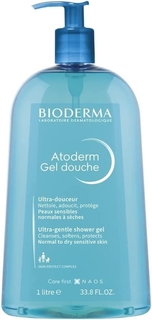 Нежный гель для душа Bioderma Atoderm 1 л