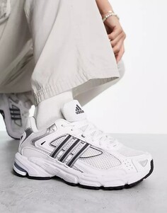 Бело-серебристо-серые кроссовки adidas Originals Response CL, бело-серебристо-серый