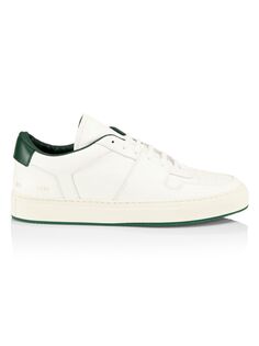 Кожаные низкие кеды Decades Common Projects, белый