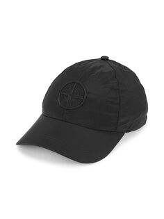 Нейлоновая кепка с логотипом Compass Stone Island, черный