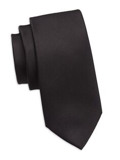 Шелковый галстук в тонкую полоску Saks Fifth Avenue