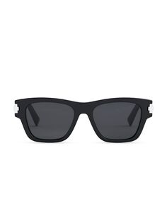 Солнцезащитные очки DiorBlackSuit XL S2U 54MM с геометрическим рисунком Dior, черный