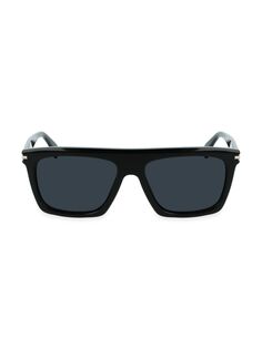 Прямоугольные солнцезащитные очки JL 53 мм Lanvin, черный