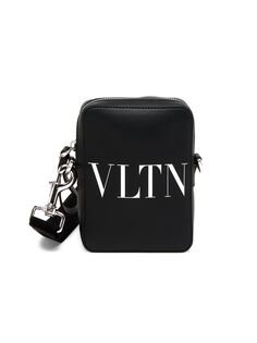 Маленькая сумка через плечо с логотипом Valentino Garavani, черный