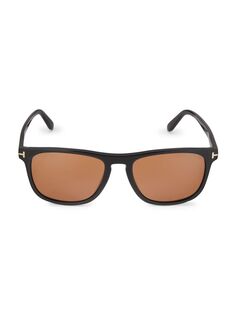 Солнцезащитные очки Gerard-02 в квадратной оправе из ацетата Tom Ford, черный