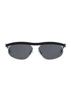 Овальные солнцезащитные очки Diorider S1U 60MM Dior, черный