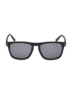 Пластиковые солнцезащитные очки Gerard-02 56 мм Tom Ford, черный