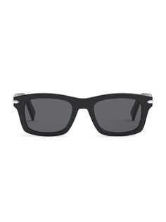 Прямоугольные солнцезащитные очки DiorBlackSuit S7I 52 мм Dior, черный