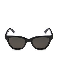 Солнцезащитные очки &quot;кошачий глаз&quot; Gucci Logo 51MM Gucci, черный