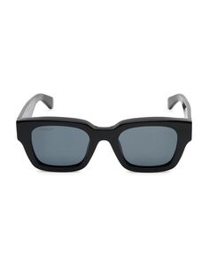 Квадратные солнцезащитные очки Zurich 147MM Off-White, черный
