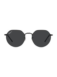 Солнцезащитные очки-бабочки неправильной формы 53 мм Ray-Ban, черный