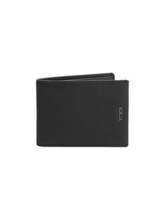 Кожаный кошелек Nassau с двойным бумажником TUMI, черный