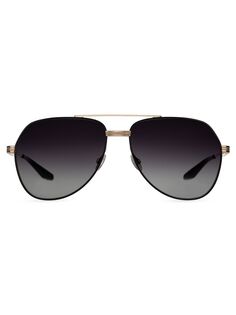 007 Legacy Солнцезащитные очки-авиаторы 61MM Barton Perreira, черный