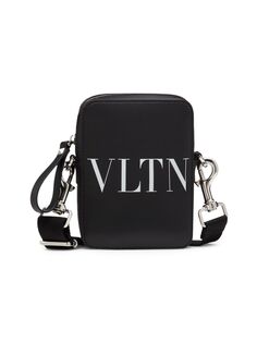 Маленькая кожаная сумка через плечо VLTN Valentino Garavani, черный