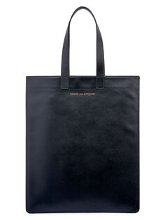 Классическая кожаная сумка-тоут Comme des Garçons, черный