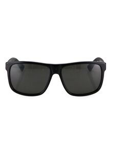 Квадратные солнцезащитные очки 58 мм Gucci, черный