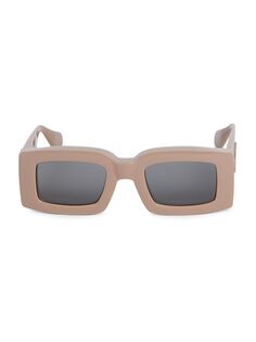 Прямоугольные солнцезащитные очки Tupi 50 мм Jacquemus, коричневый