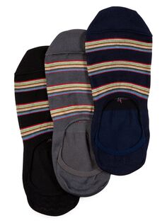 3 пары носков в полоску из смесового хлопка Paul Smith, разноцветный