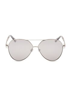 Солнцезащитные очки Moncler Avionn Moncler, серебряный