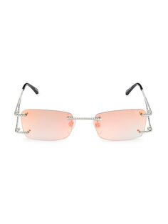 Прямоугольные солнцезащитные очки Wall Street 52 мм Vintage Frames Company, белый