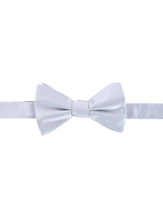 Шелковый галстук-бабочка Trafalgar, серебряный