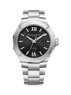Часы-браслет Riviera 10621 из нержавеющей стали Baume &amp; Mercier, серебряный