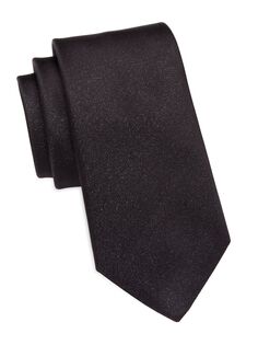 Шелковый галстук Hidden Shine Saks Fifth Avenue, серебряный