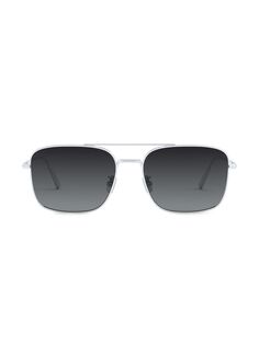 Солнцезащитные очки DiorBlackSuit N1F 60MM с геометрическим рисунком Dior