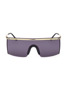 Солнцезащитные очки Pavlos-02 65MM прямоугольной формы Tom Ford, золотой