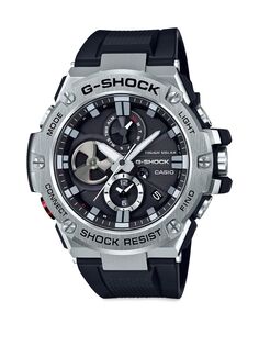 Часы с ремешком из G-стали G-Shock, серебряный