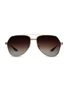 007 Legacy Солнцезащитные очки-авиаторы 61MM Barton Perreira, золотой